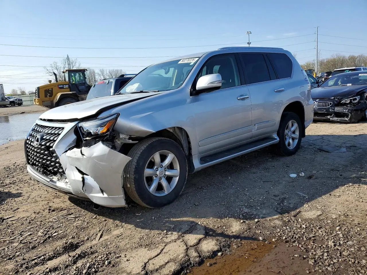 2014 LEXUS GX SILVER VIN: JTJBM7FX9E5076401