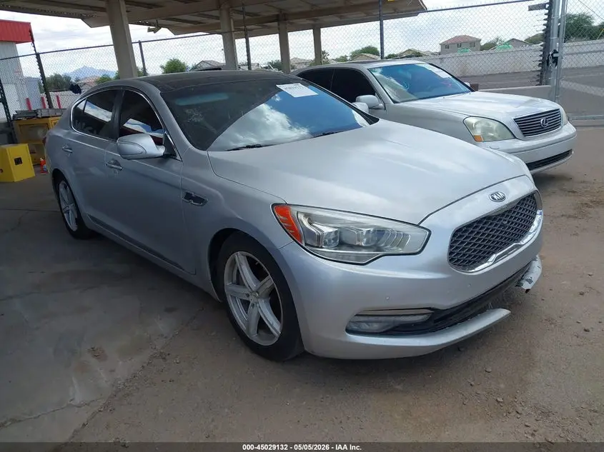 2015 KIA K900 Silver VIN: KNALW4D40F6017108