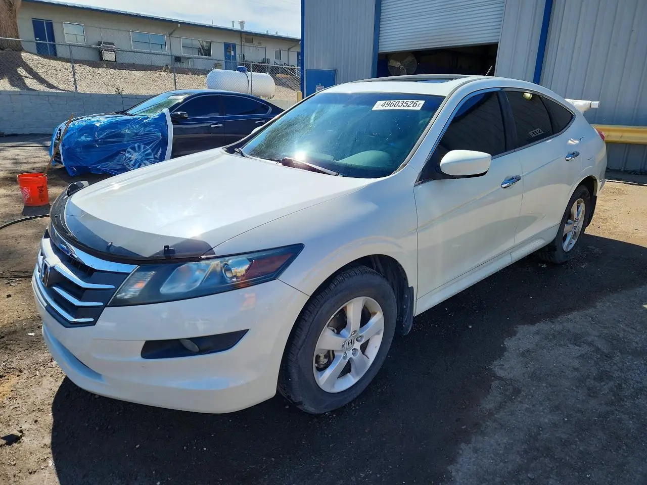 2012 HONDA CROSSTOUR WHITE VIN: 5J6TF1H37CL005631