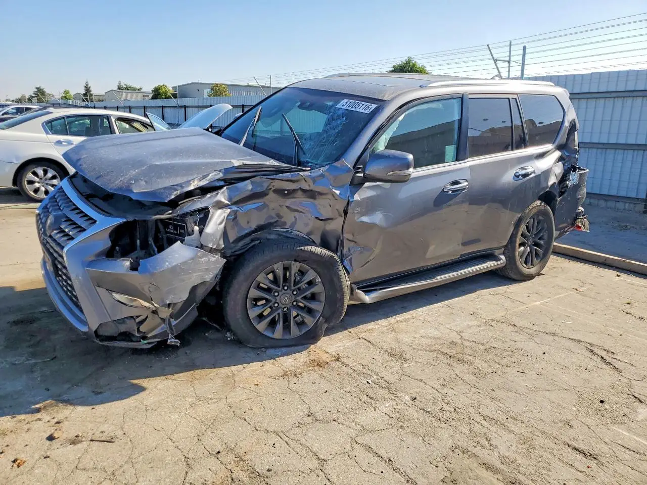 2021 LEXUS GX GRAY VIN: JTJAM7BX1M5293943