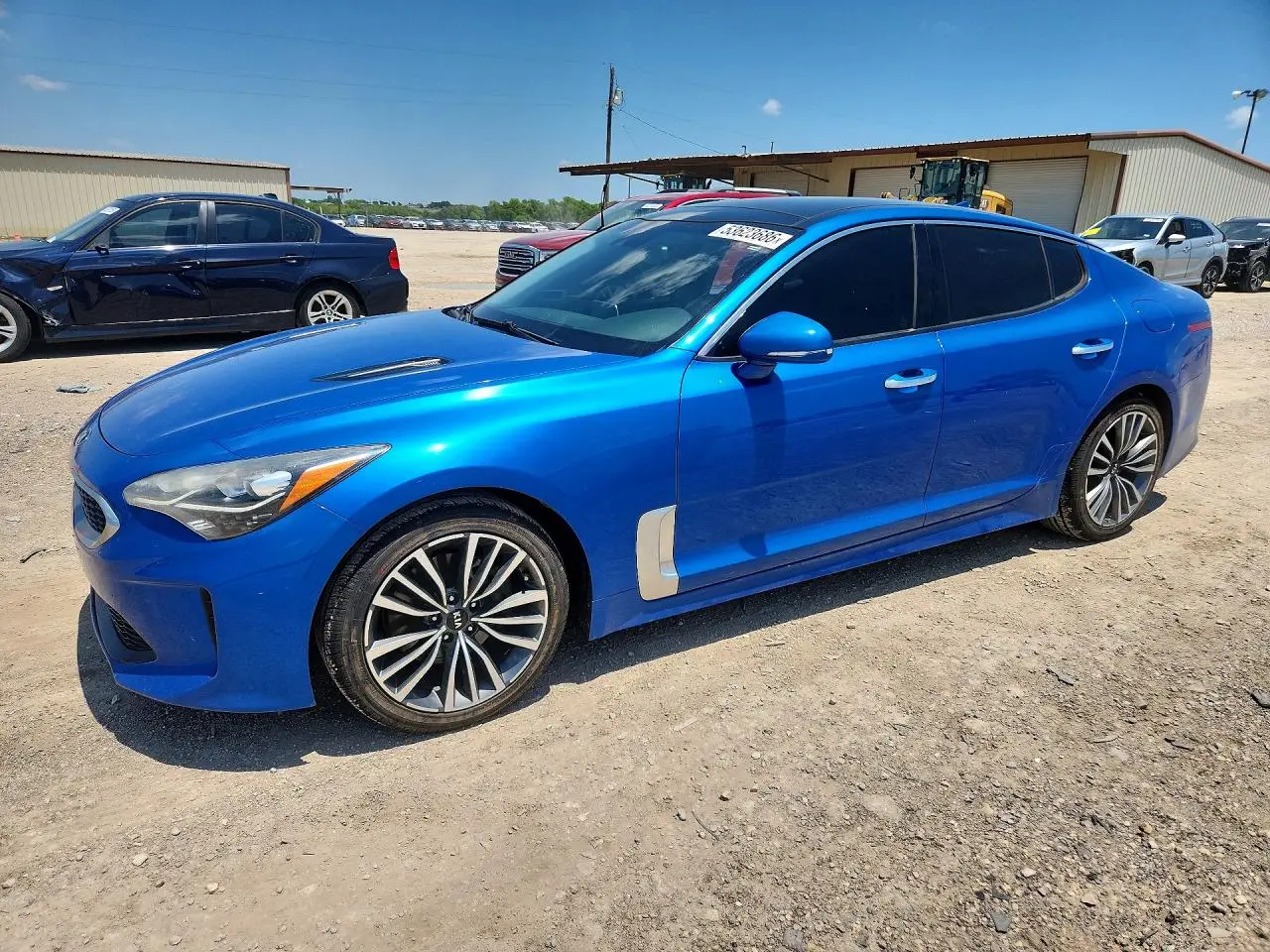 2019 KIA STINGER BLUE VIN: KNAE25LA6K6044759