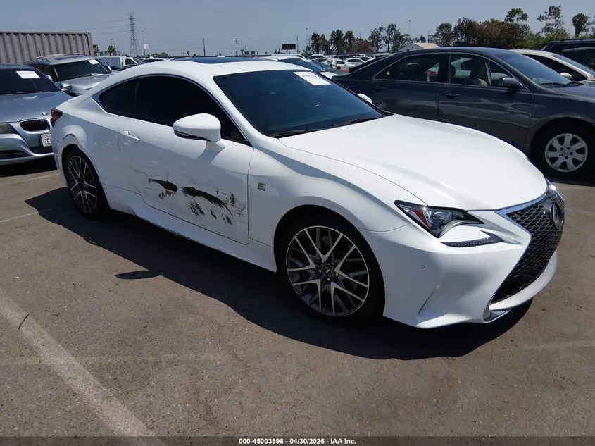 2017 LEXUS RC 200T White VIN: JTHHA5BC8H5007036