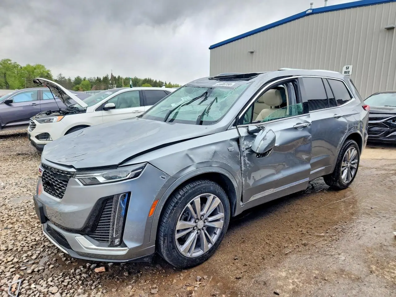 2025 CADILLAC XT6 GRAY VIN: 1GYKPDRS1SZ140812