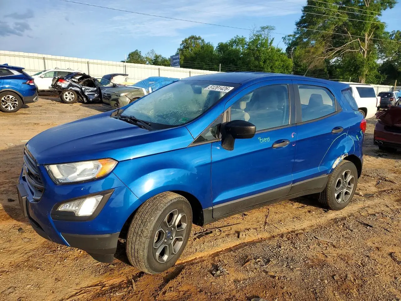 2018 FORD ECOSPORT BLUE VIN: MAJ3P1RE3JC202124