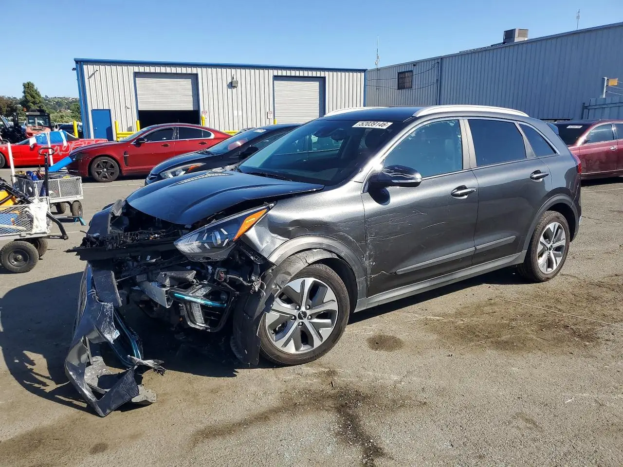 2022 KIA NIRO GRAY VIN: KNDCC3LG7N5116935