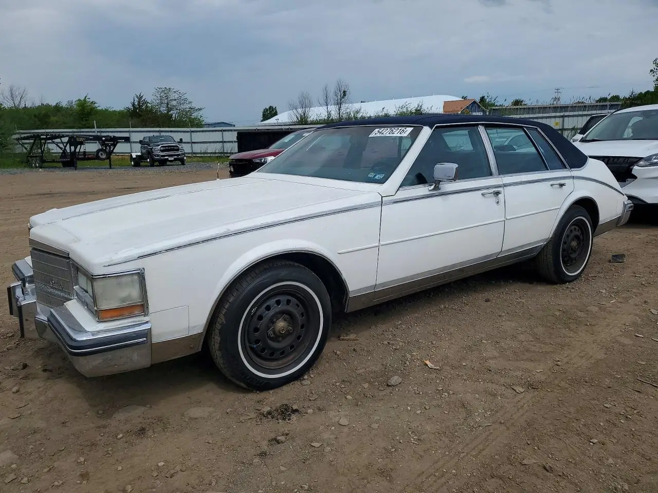 1985 CADILLAC SEVILLE WHITE VIN: 1G6KS6989FE811566