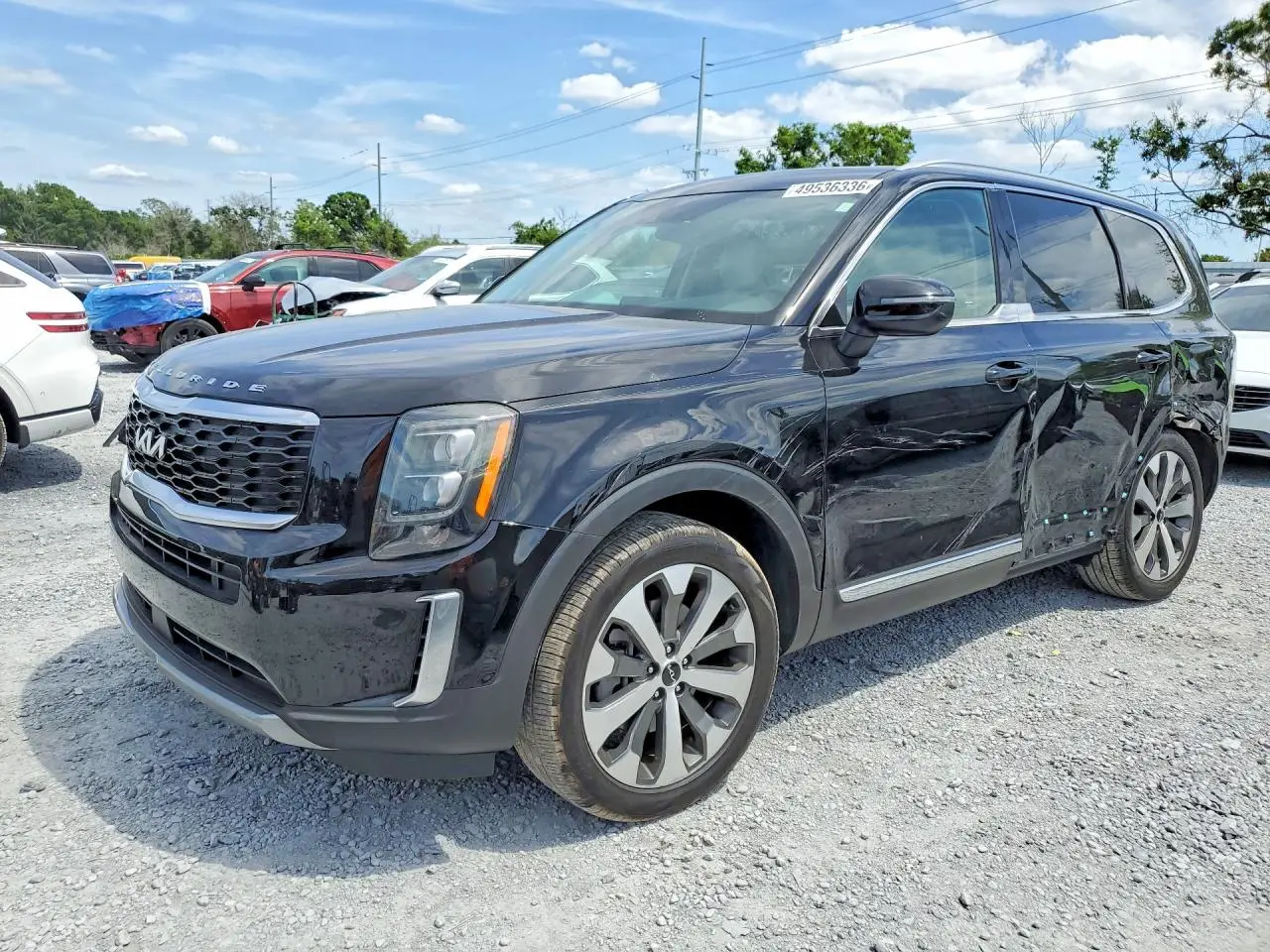 2022 KIA TELLURIDE BLACK VIN: 5XYP34HC3NG195525