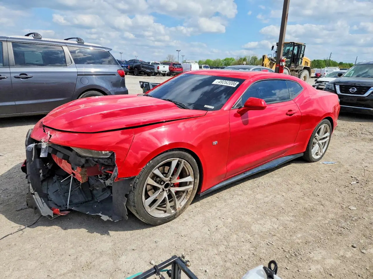2021 CHEVROLET CAMARO RED VIN: 1G1FB1RS7M0140933
