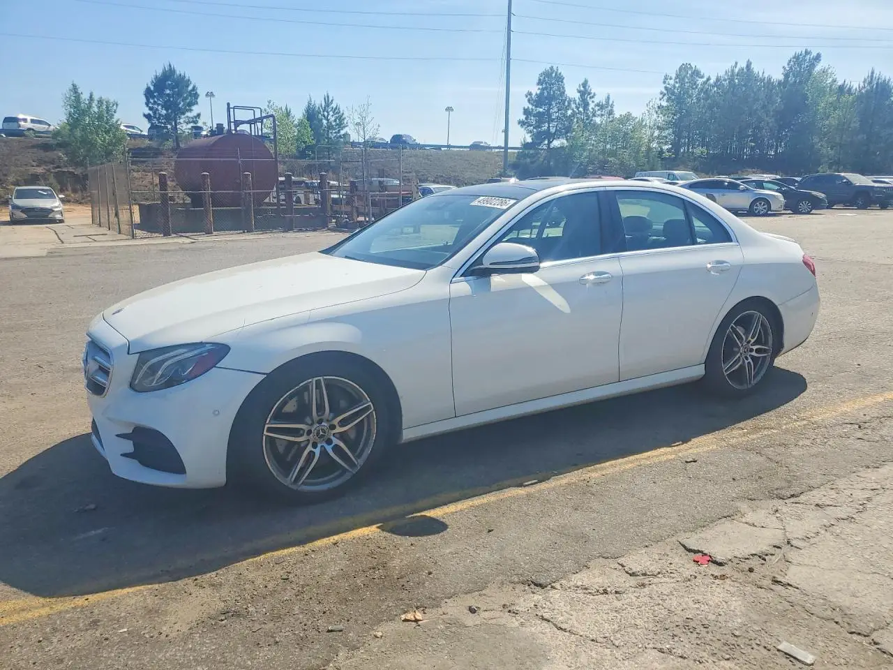 2018 MERCEDES-BENZ E-CLASS WHITE VIN: WDDZF4JB8JA443219