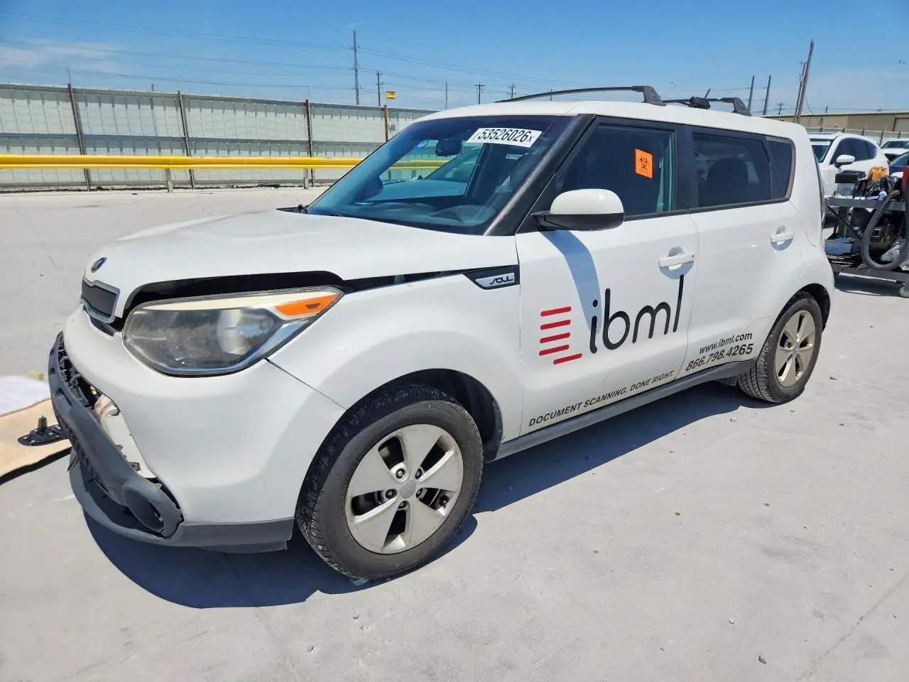 2015 KIA SOUL WHITE VIN: KNDJN2A28F7175372