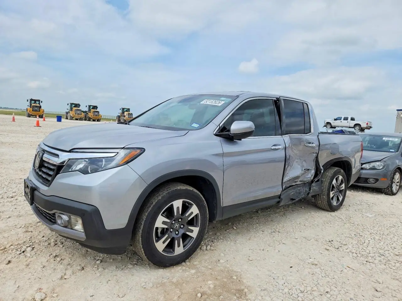 2019 HONDA RIDGELINE SILVER VIN: 5FPYK3F71KB029120