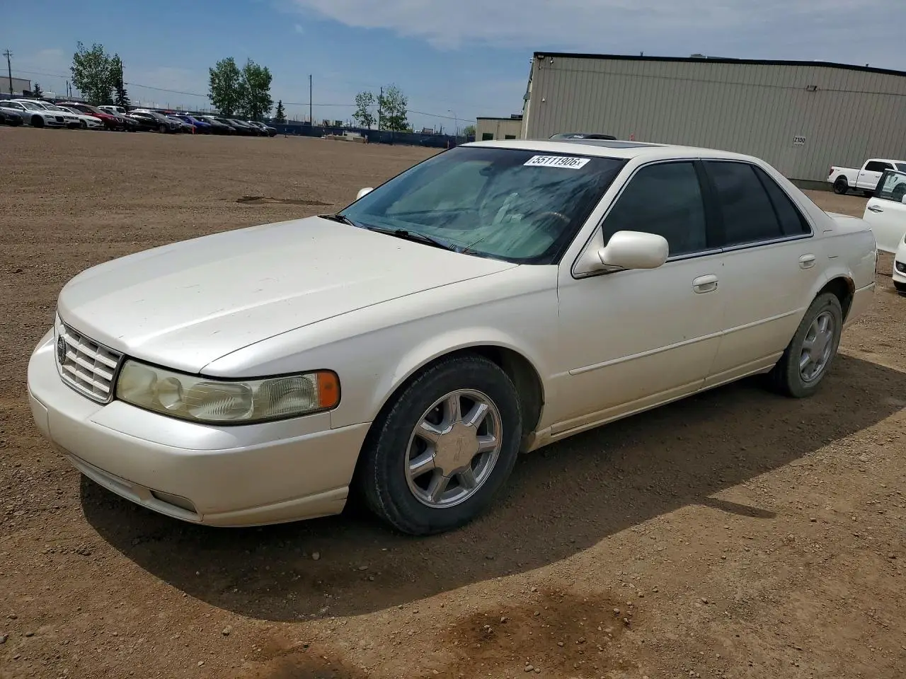 2001 CADILLAC SEVILLE WHITE VIN: 1G6KY54981U285261