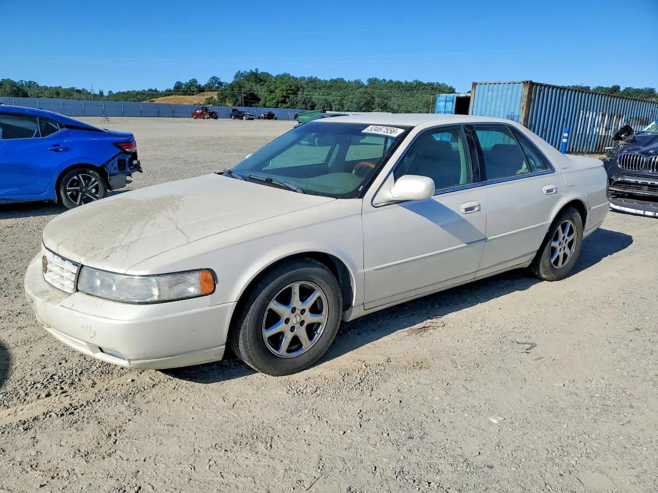 2000 CADILLAC SEVILLE WHITE VIN: 1G6KY5490YU191515