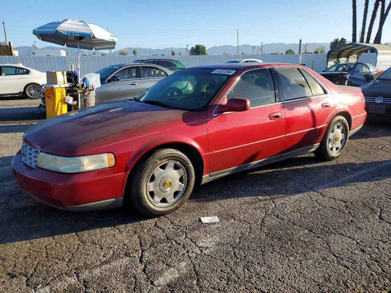 2000 CADILLAC SEVILLE RED VIN: 1G6KS54Y8YU354338