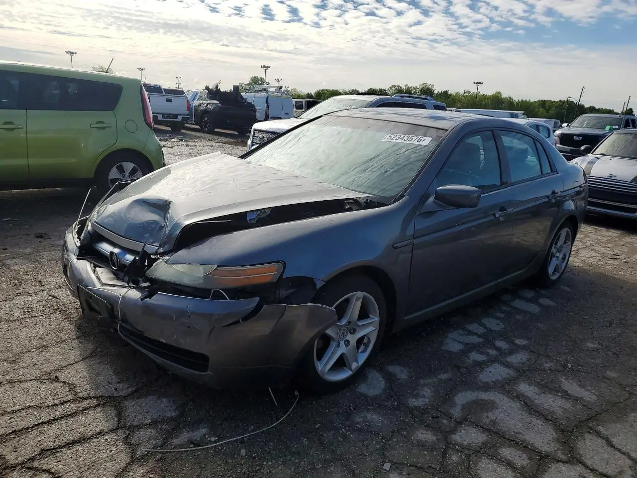 2006 ACURA TL SILVER VIN: 19UUA66246A015289