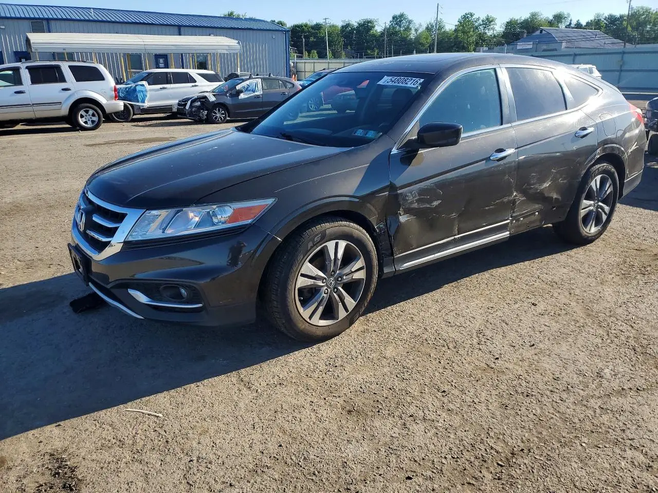 2014 HONDA CROSSTOUR BLACK VIN: 5J6TF2H55EL001510