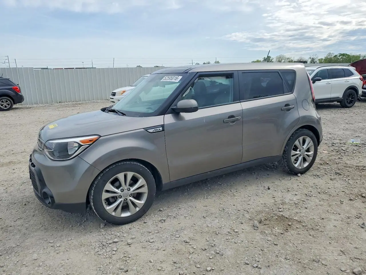 2016 KIA SOUL GRAY VIN: KNDJP3A5XG7315109