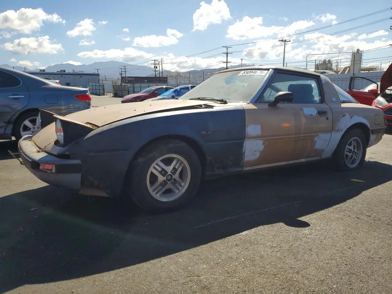 1983 MAZDA RX7 GOLD VIN: JM1FB3311D0722268