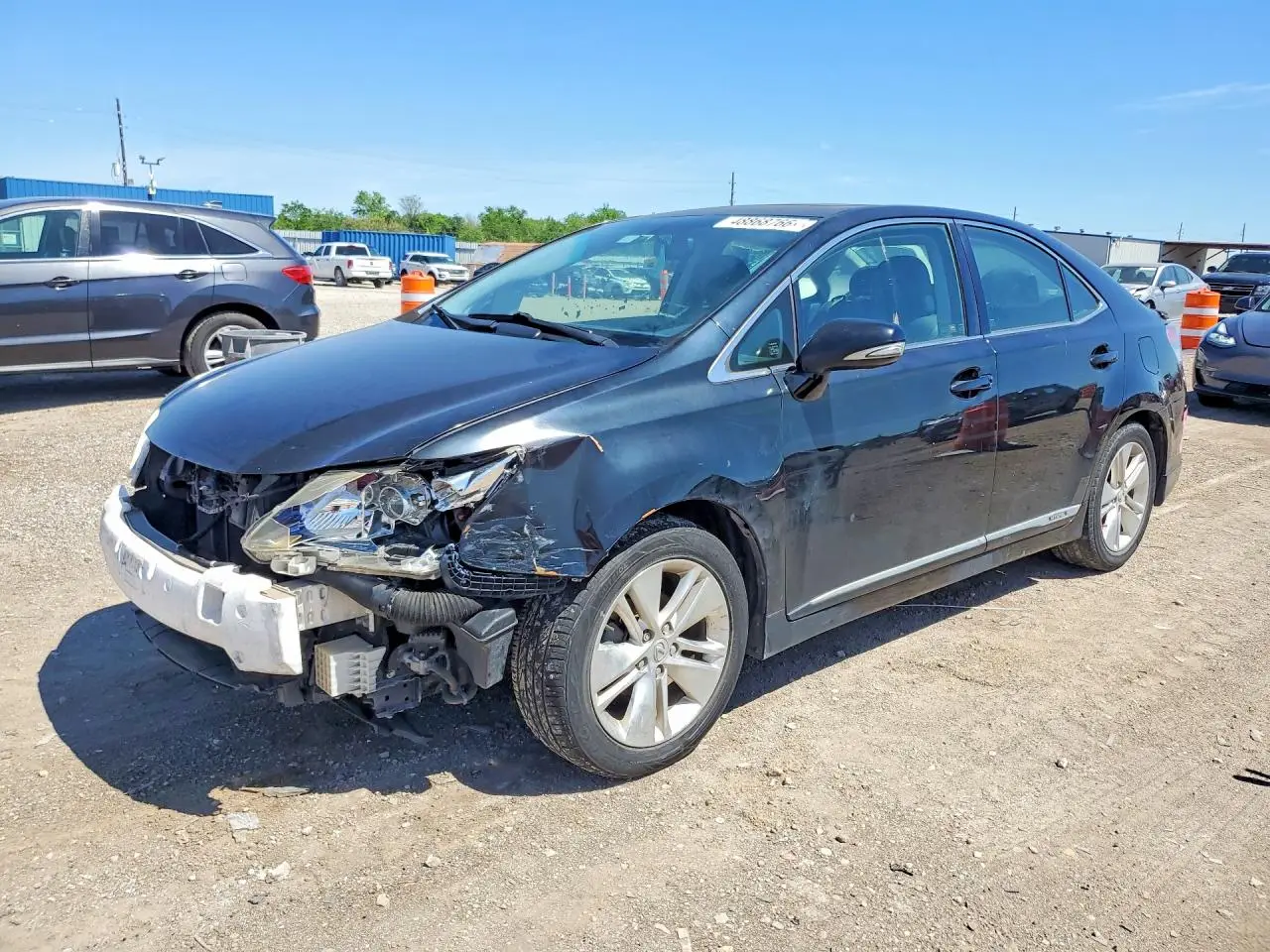 2011 LEXUS HS BLACK VIN: JTHBB1BA7B2044789